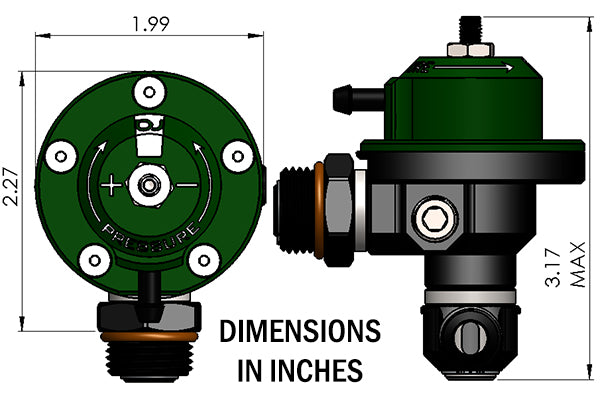 Radium Direct Mount Fuel Pressure Regulator