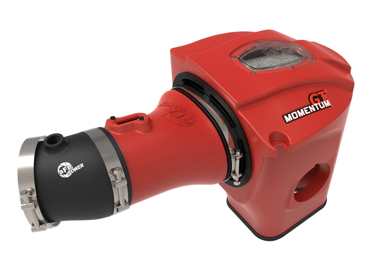 aFe Momentum GT Cold Air Intake System in Raising Hell Red 15-16 Dodge Charger/Challenger Hellcat