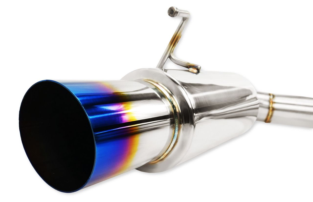 ISR Performance Single Burnt Tip GT Cat-Back Exhaust Nissan 09+ 370Z