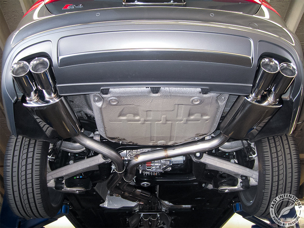Fast Intentions Audi B8-S4 FI Cat Back Exhaust System