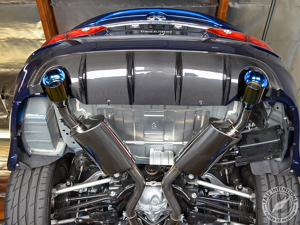 Fast Intentions Q50 3.0L FI Cat Back Exhaust 2016+ AWD