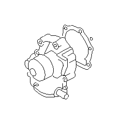 Subaru OEM "Metal" Water Pump Gasket EJ20 & EJ25
