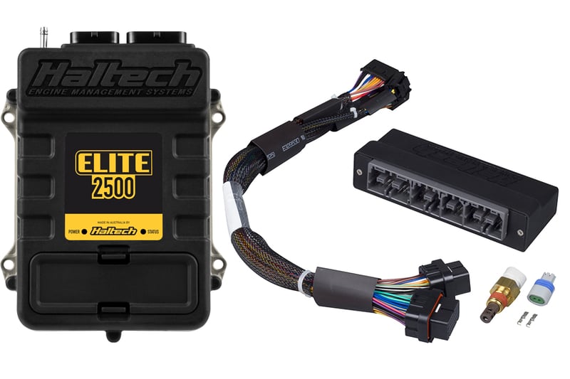 Haltech Elite 2500 PnP Adapt Harn ECU Kit - Mazda RX7 FD S7 & 8