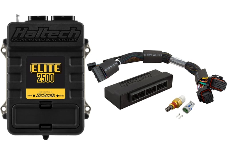 Haltech Elite 2500 Plug 'n' Play Adapt Harn ECU Kit - Mitsu EVO 8/9