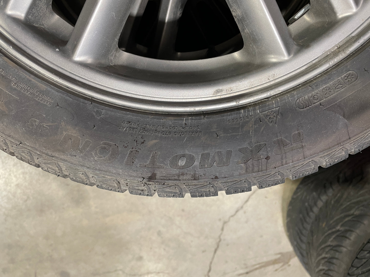 Subaru WRX All Season Tires On Rims 5x100 Bolt Pattern 1 Set (Used)