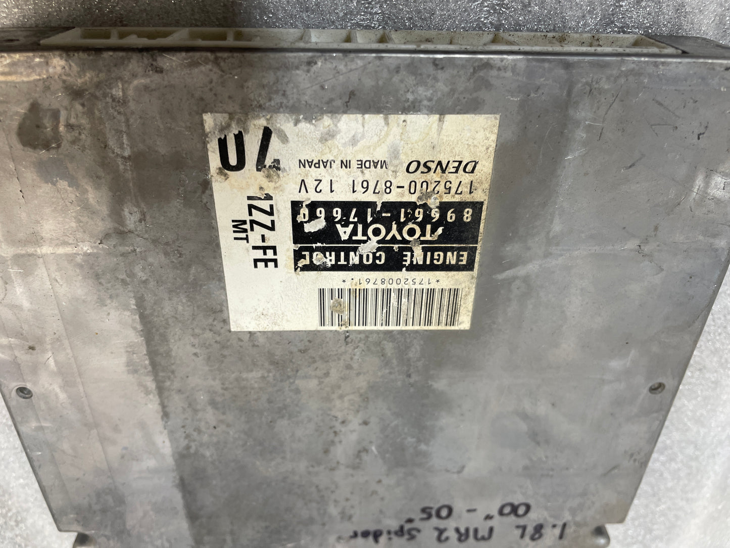 Toyota MR2 MR-2 Spider ECU 1ZZ-FE MANUAL 5-Speed "USED" 2000-05