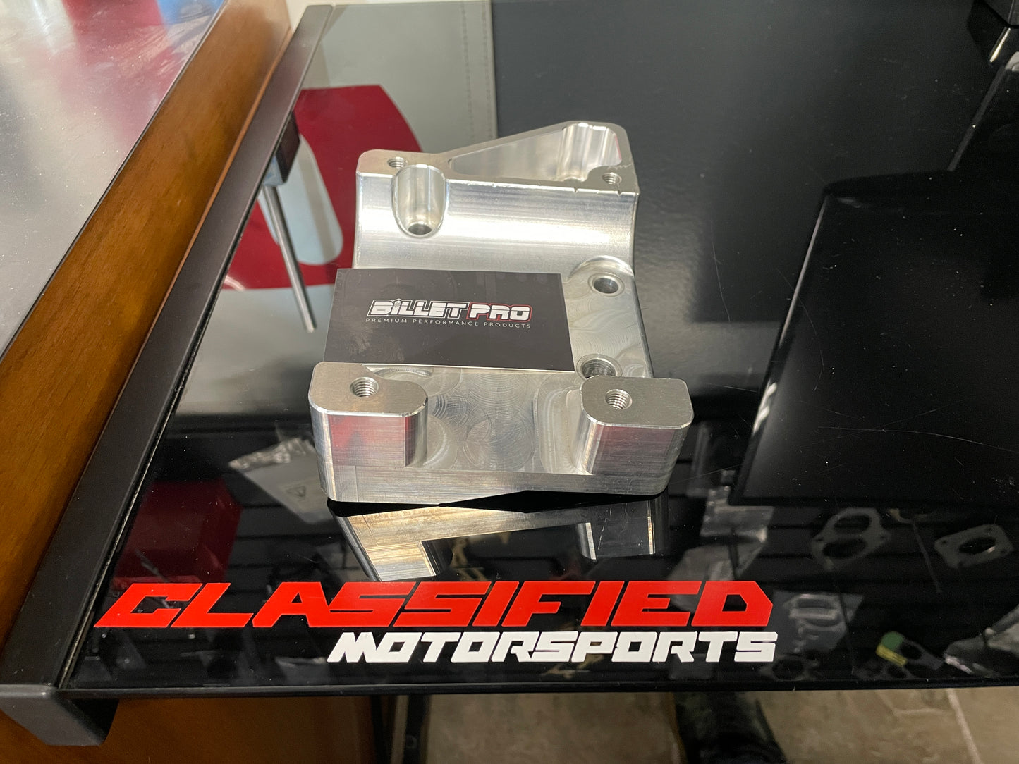 Billet Pro A/C Adapter Bracket For 13B-REW Swap In RX-8 (RHD ONLY)