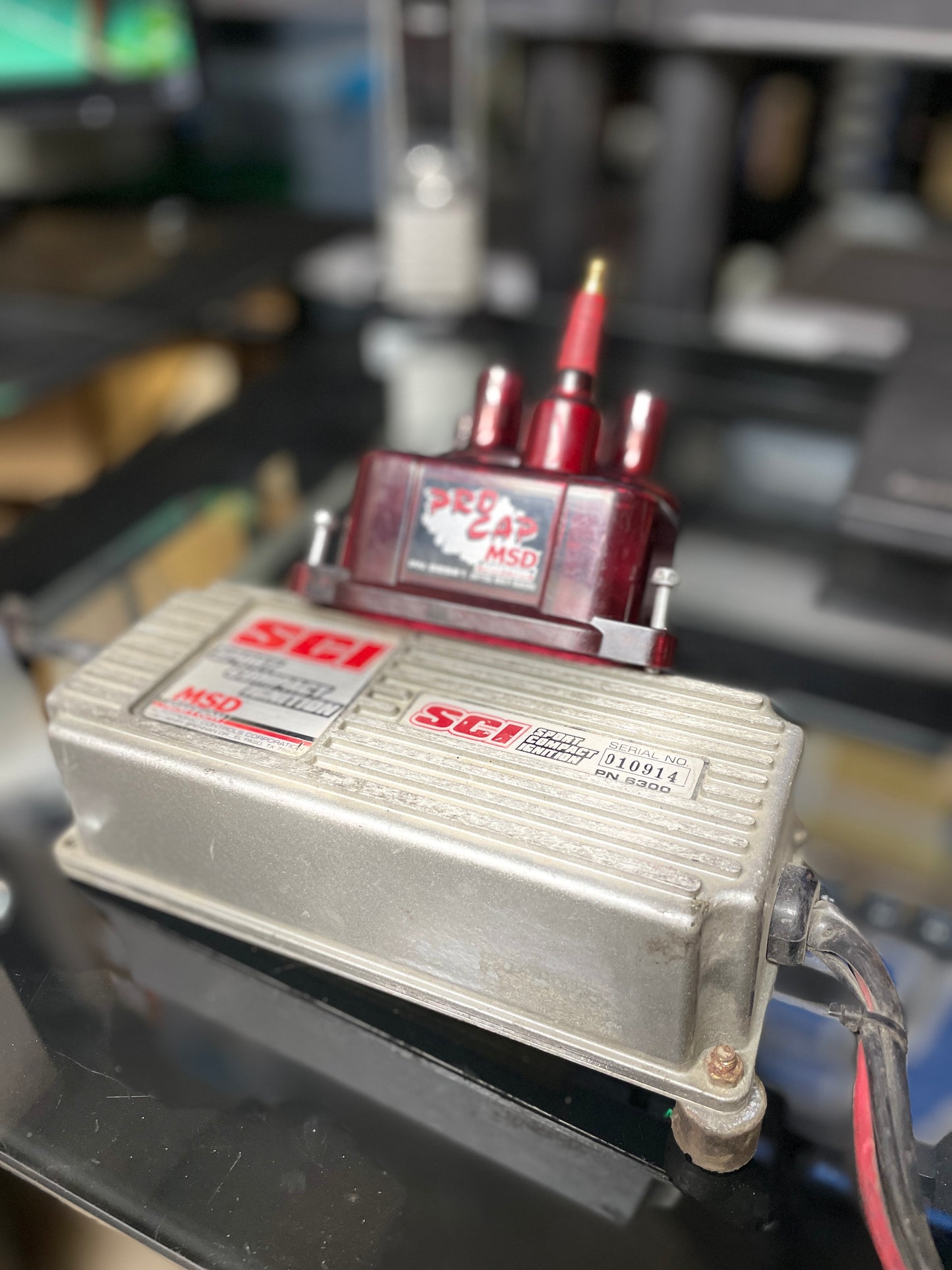 MSD SCI Ignition Box (USED) With Honda B-Series Distributor Cap