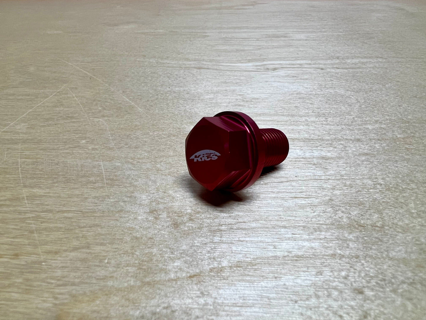 Project Kics "RED" Magnetic Oil Drain Plug Red (M12x1.25)