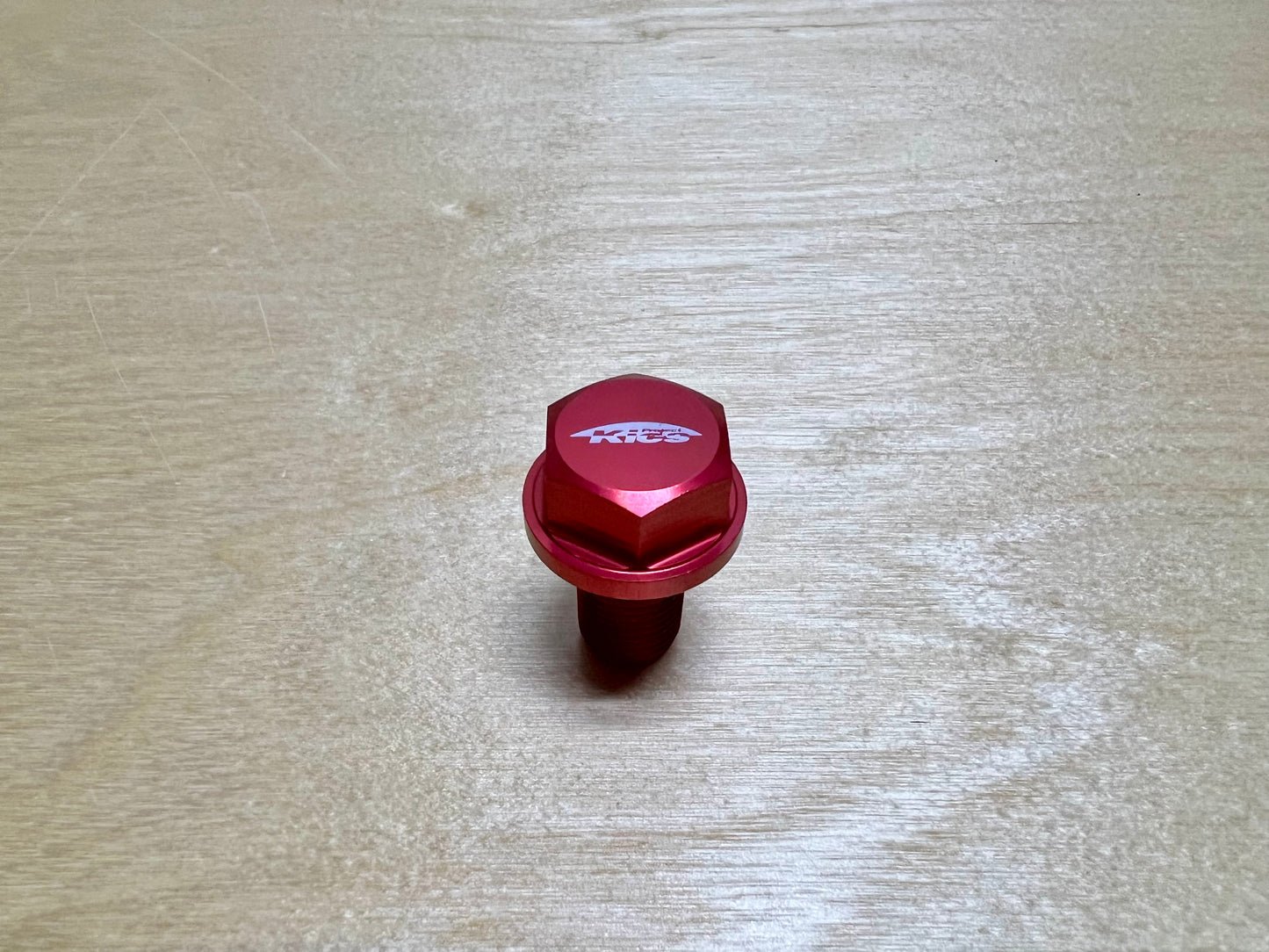 Project Kics "RED" Magnetic Oil Drain Plug Red (M12x1.25)