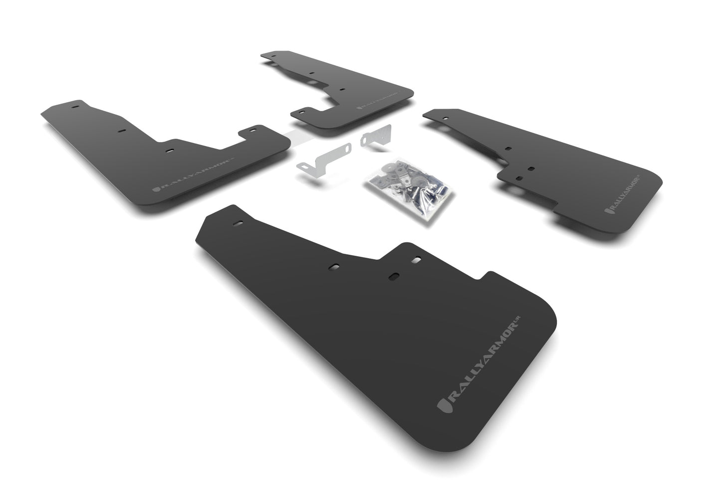 Rally Armor Mud Flap Set Black/Grey For Dodge Durango 2016+