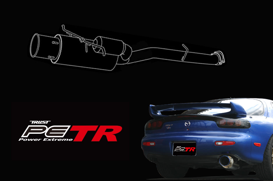 GReddy TRUST PE-TR Exhaust Mazda FD RX-7 93-02