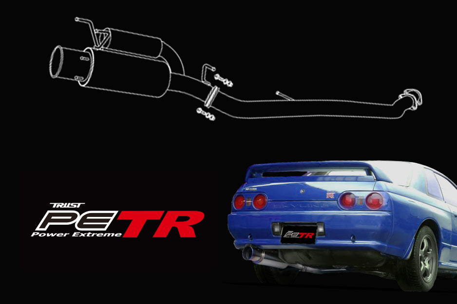 GReddy TRUST PE-TR Exhaust Nissan R32 GTR 89-94