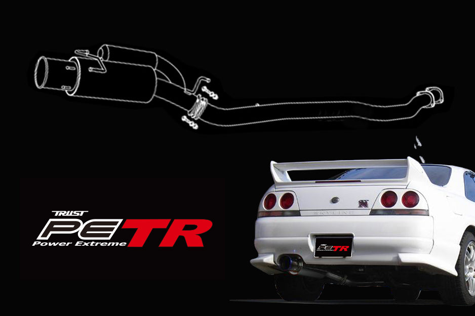 GReddy TRUST PE-TR Exhaust Nissan R33 GTR 95-98