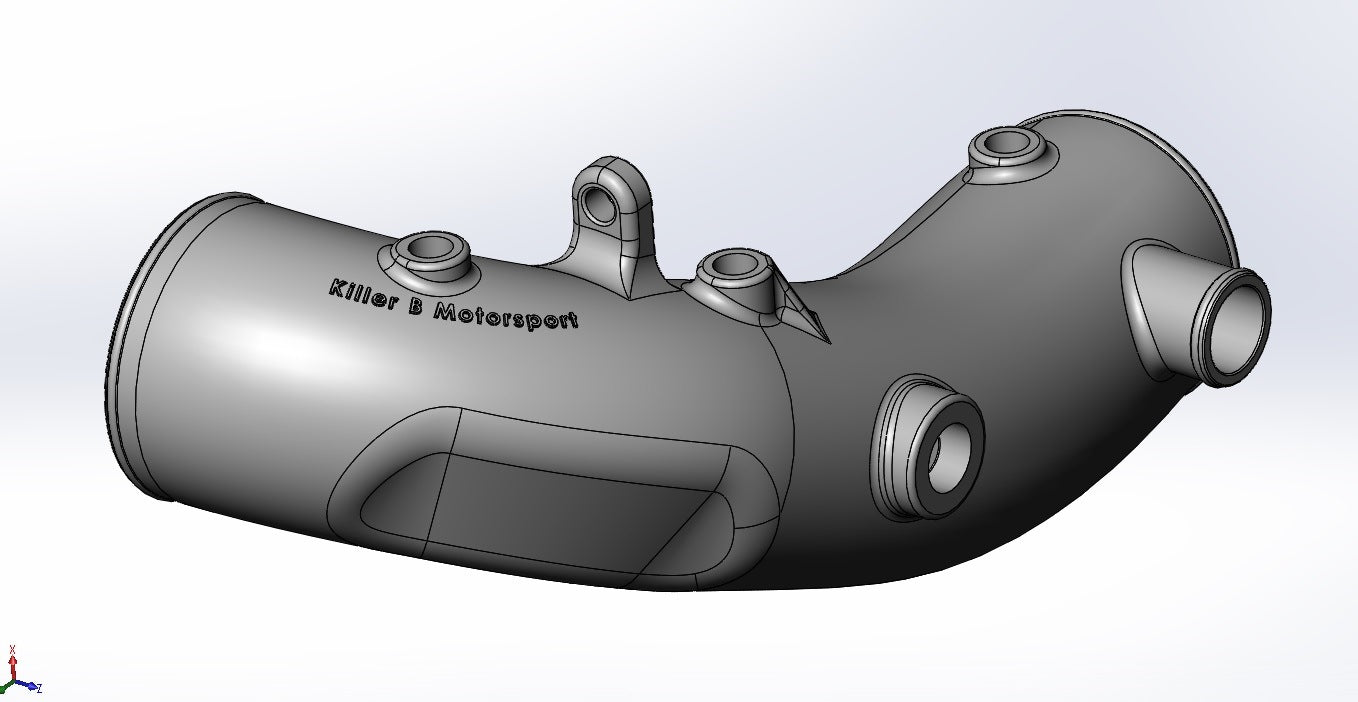 Killer B Motorsport Extreme Flow HARD Turbo Inlet (Subaru STI)