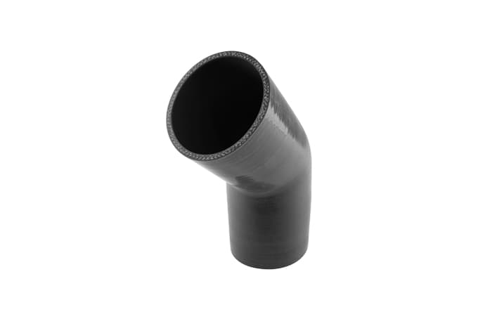 Silicon Hose 45 Elbow 3.50"" BLACK