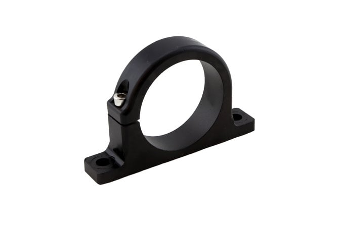 FPR Billet Fuel Filter Bracket for Turbosmart 1.75"" OD filters - Anodized Black