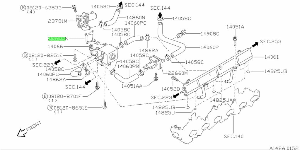 Nissan OEM RB26/RB20 IACV AAC Idle Air Control Valve Gasket 23785-40F00