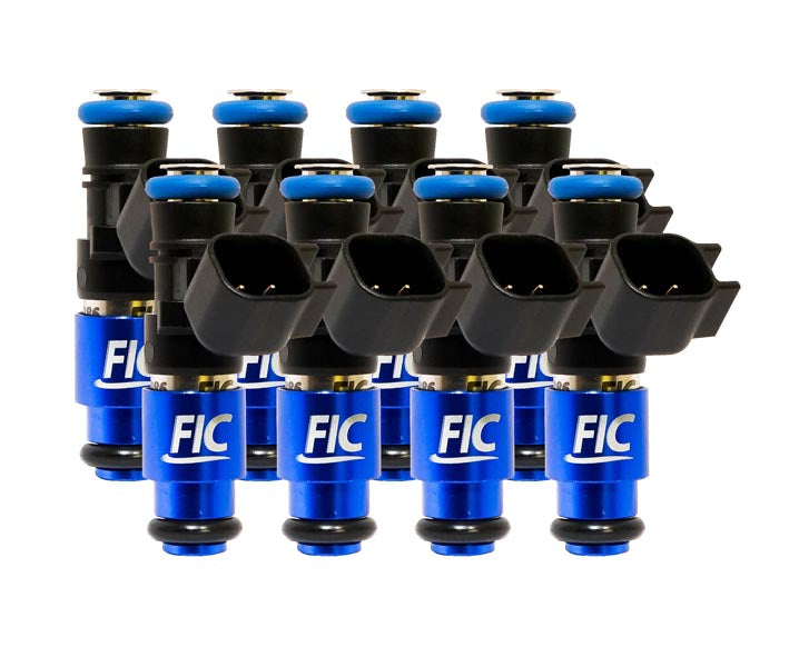 1650cc (180 lbs/hr at OE 58 PSI fuel pressure) FIC Fuel Injector Clinic Injector Set for Dodge Hemi SRT-8, 5.7 (High-Z)