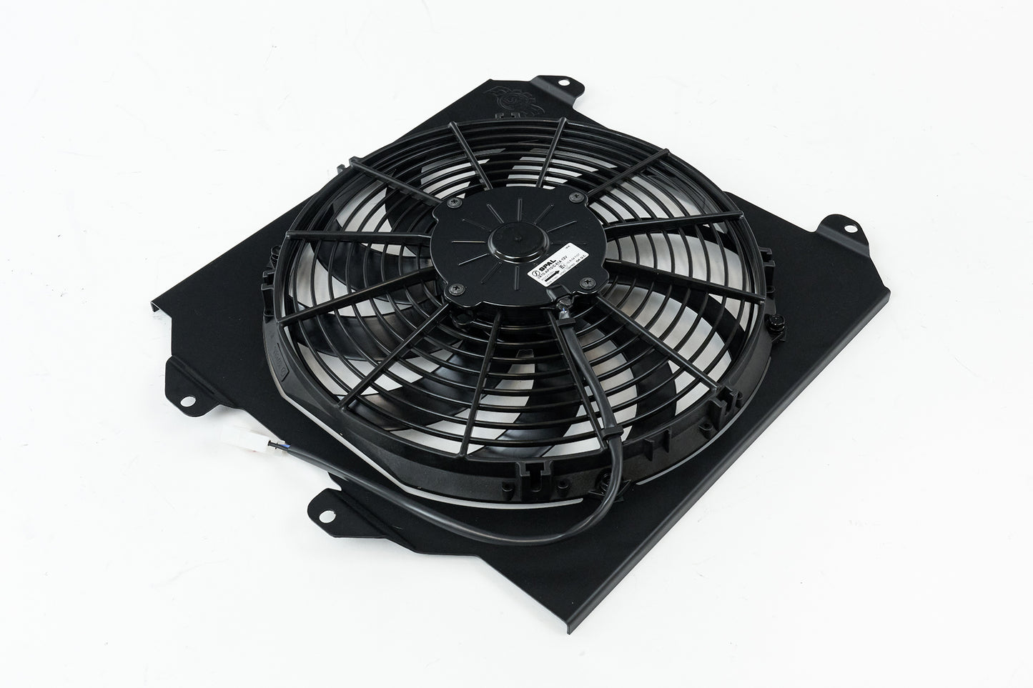 CSF All-Aluminum Fan Shroud w/ 12-inch SPAL Fan 92-00 Civic - Black