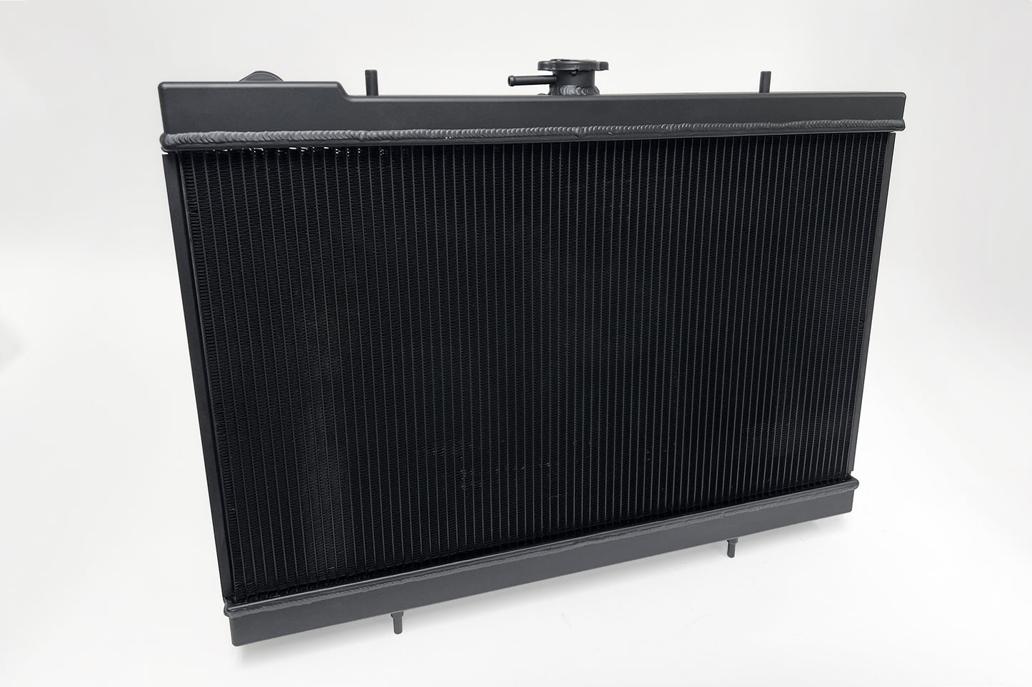 CSF Cooling - Full Billet Aluminum High-Performance Radiator R32 Skyline GT-R/GTS - Black