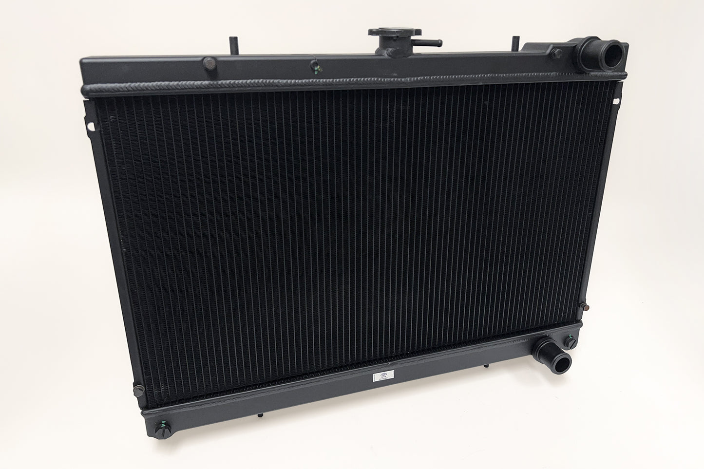 CSF Cooling - Full Billet Aluminum High-Performance Radiator R32 Skyline GT-R/GTS - Black