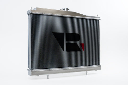 CSF Cooling - Full Billet Aluminum High-Performance Radiator  R33 Skyline GT-R/GTS - Raw Billet
