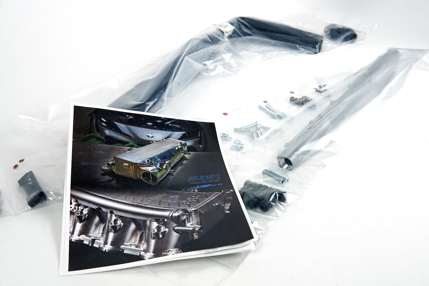 CSF Charge-Air Cooler Manifold A90 Supra / BMW B58 - Thermal Dispersion Black