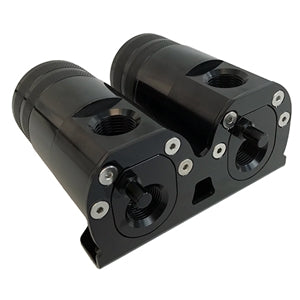 Performance World Dual Catch Can/Air Oil Separator
