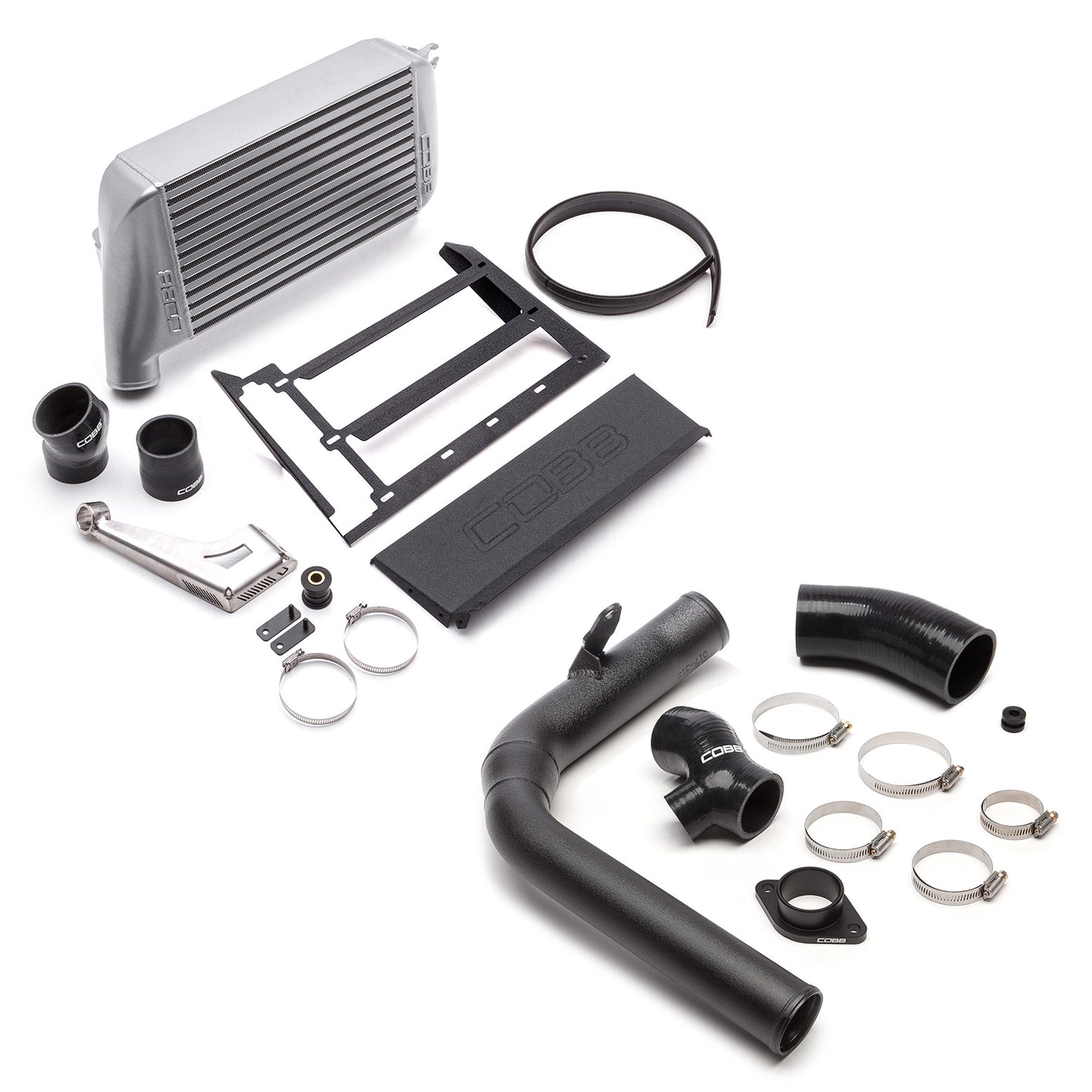 COBB Top Mount Intercooler Kit Silver WRX 2015-2021