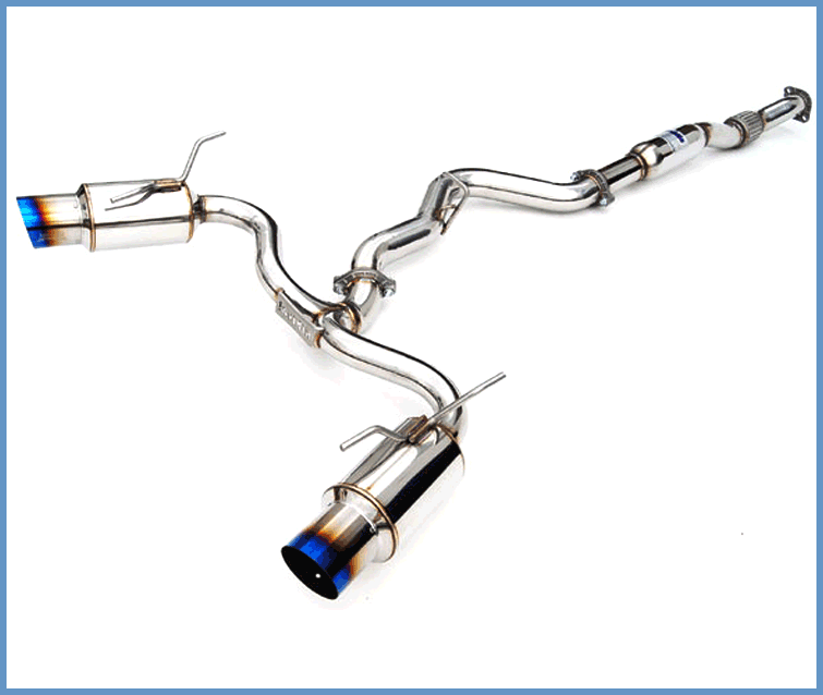 Invidia N1 Titanium Twin Tip Cat-Back Exhaust Subaru HATCH 08-14 WRX/STi