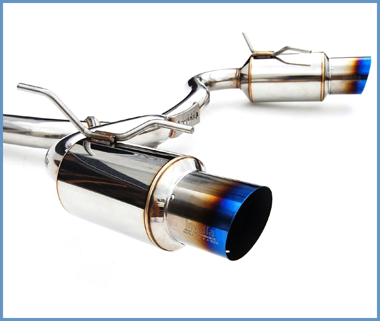 Invidia N1 Titanium Twin Tip Cat-Back Exhaust Subaru HATCH 08-14 WRX/STi
