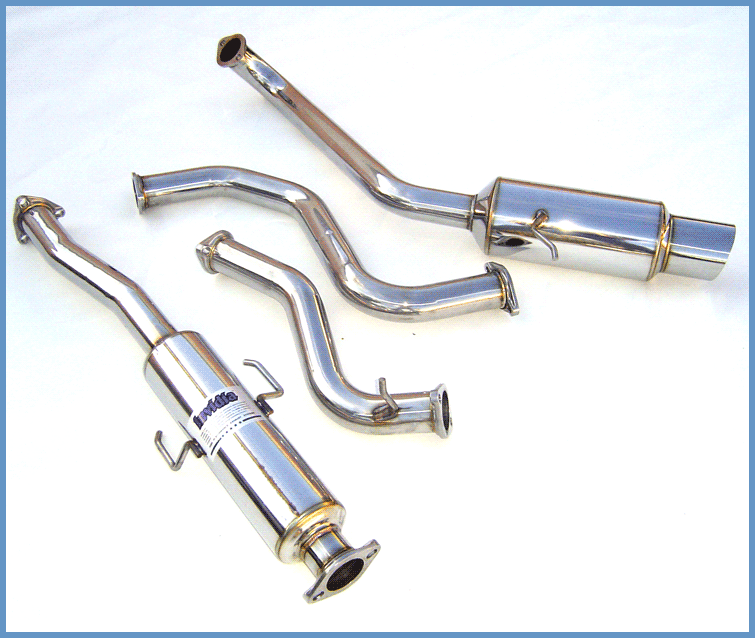 Invidia N1 Stainless Steel Tip Cat-Back Exhaust Honda CRX 88-91