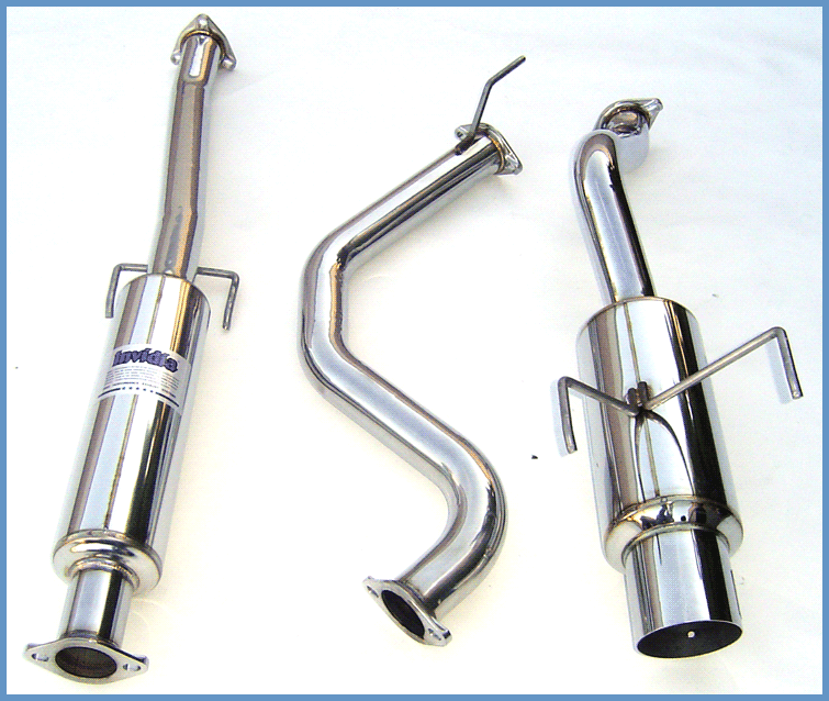 Invidia N1 Stainless Steel Tip Cat-Back Exhaust Honda Del Sol 92-95