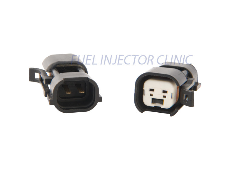 Set of 4 US Car/EV6 Hard (female) to Denso (male) injector plug adaptors
