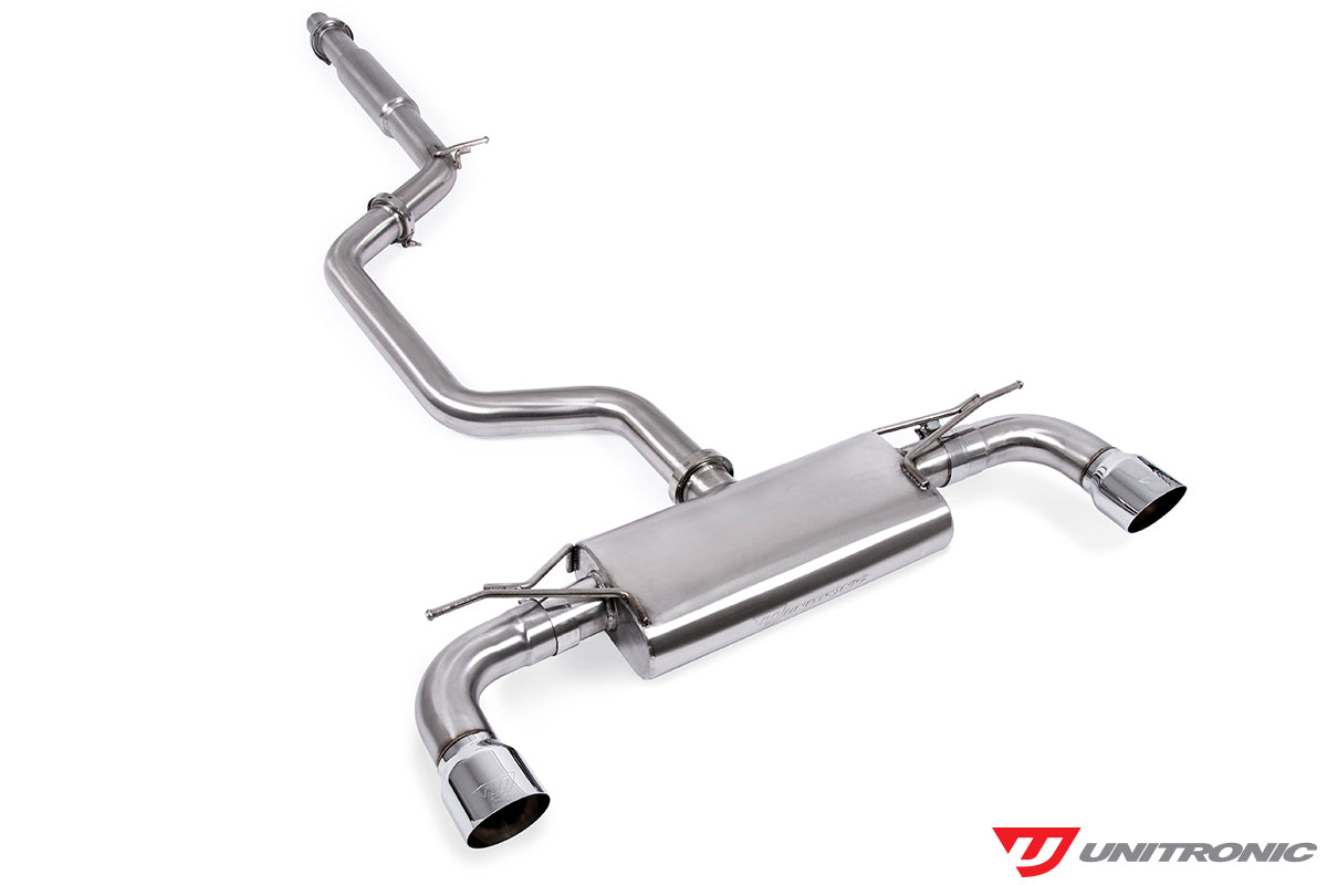 Unitronic Cat-Back for MK7 & MK7.5 GTI Chrome Tips