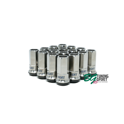 BGRS Titanium Lug Nut for Toyota AE86/brz/gr86 M12x1.5 - Raw Finish