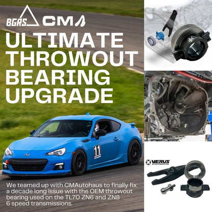 BGRS Ultimate Throwout Bearing Upgrade 2013+ Subaru BRZ, Toyota 86, GR86 TL70