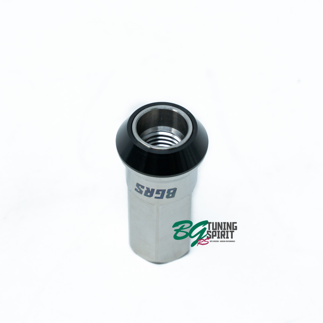 BGRS Titanium Lug Nut for Toyota AE86/brz/gr86 M12x1.5 - Raw Finish