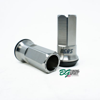 BGRS Titanium Lug Nut for Toyota AE86/brz/gr86 M12x1.5 - Raw Finish