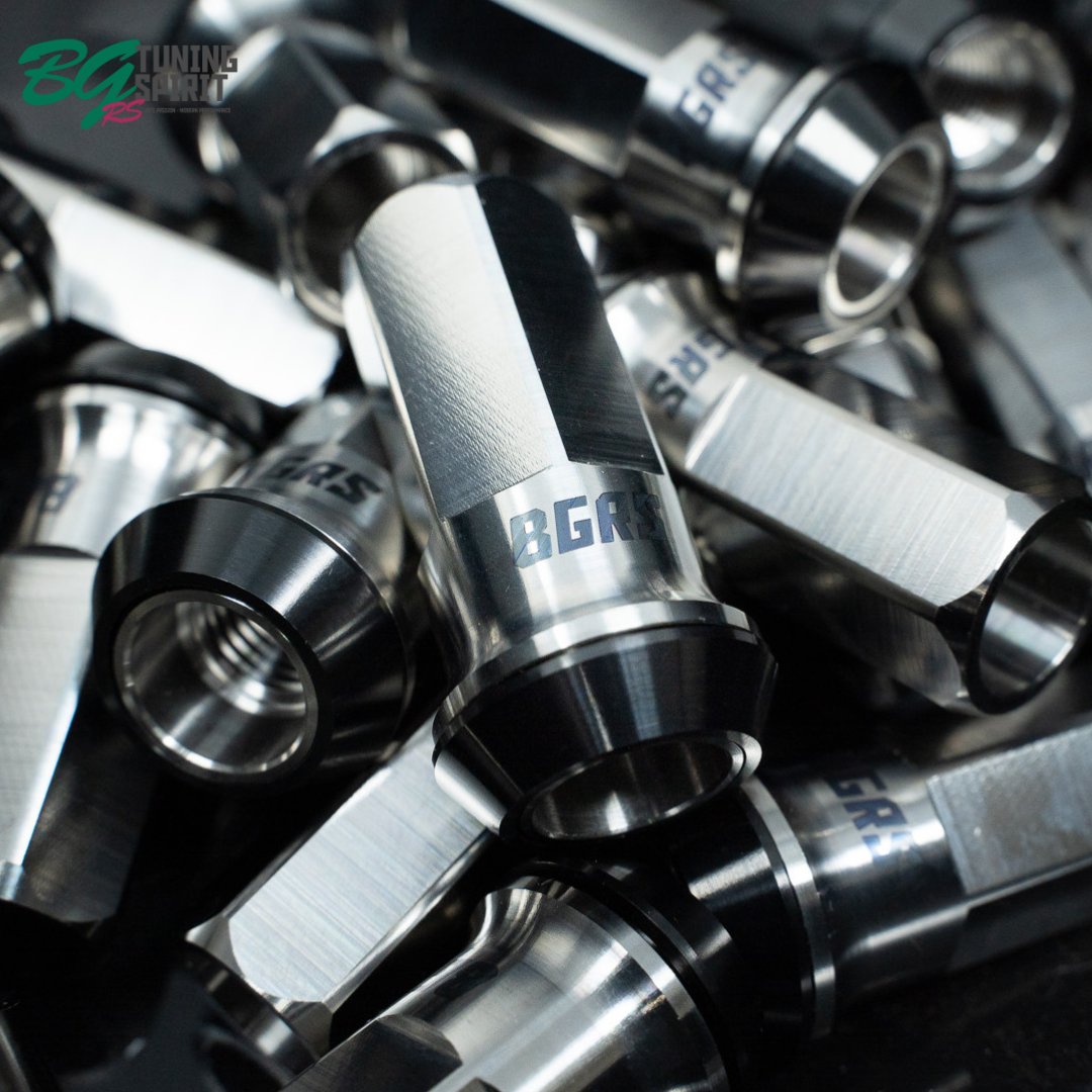 BGRS Titanium Lug Nut for Toyota AE86/brz/gr86 M12x1.5 - Raw Finish