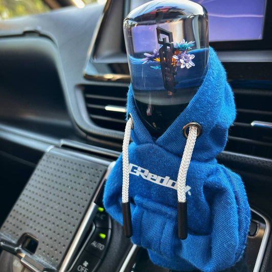 Genuine GReddy Shift Knob Hoodie (Red/Black/Blue)