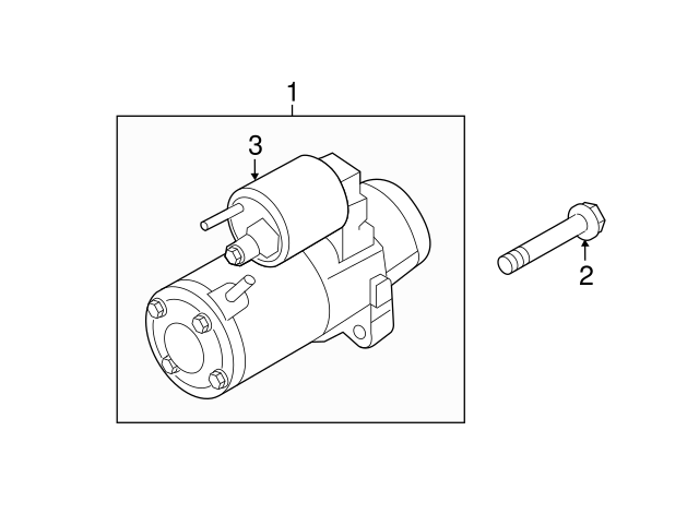 Mitsubishi Starter Bolt MF911674