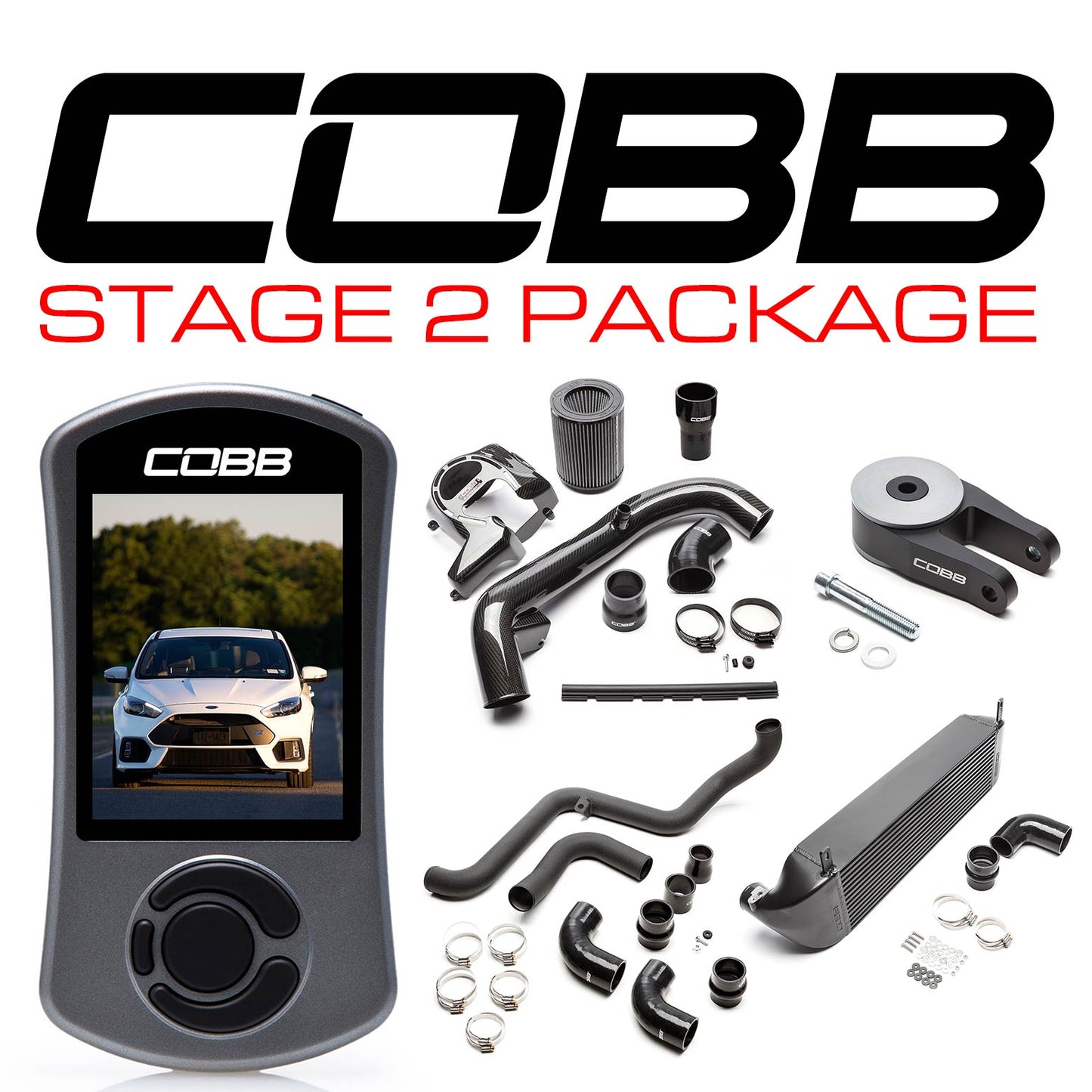 COBB Ford Stage 2 Power Package Black Focus RS 2016-2018