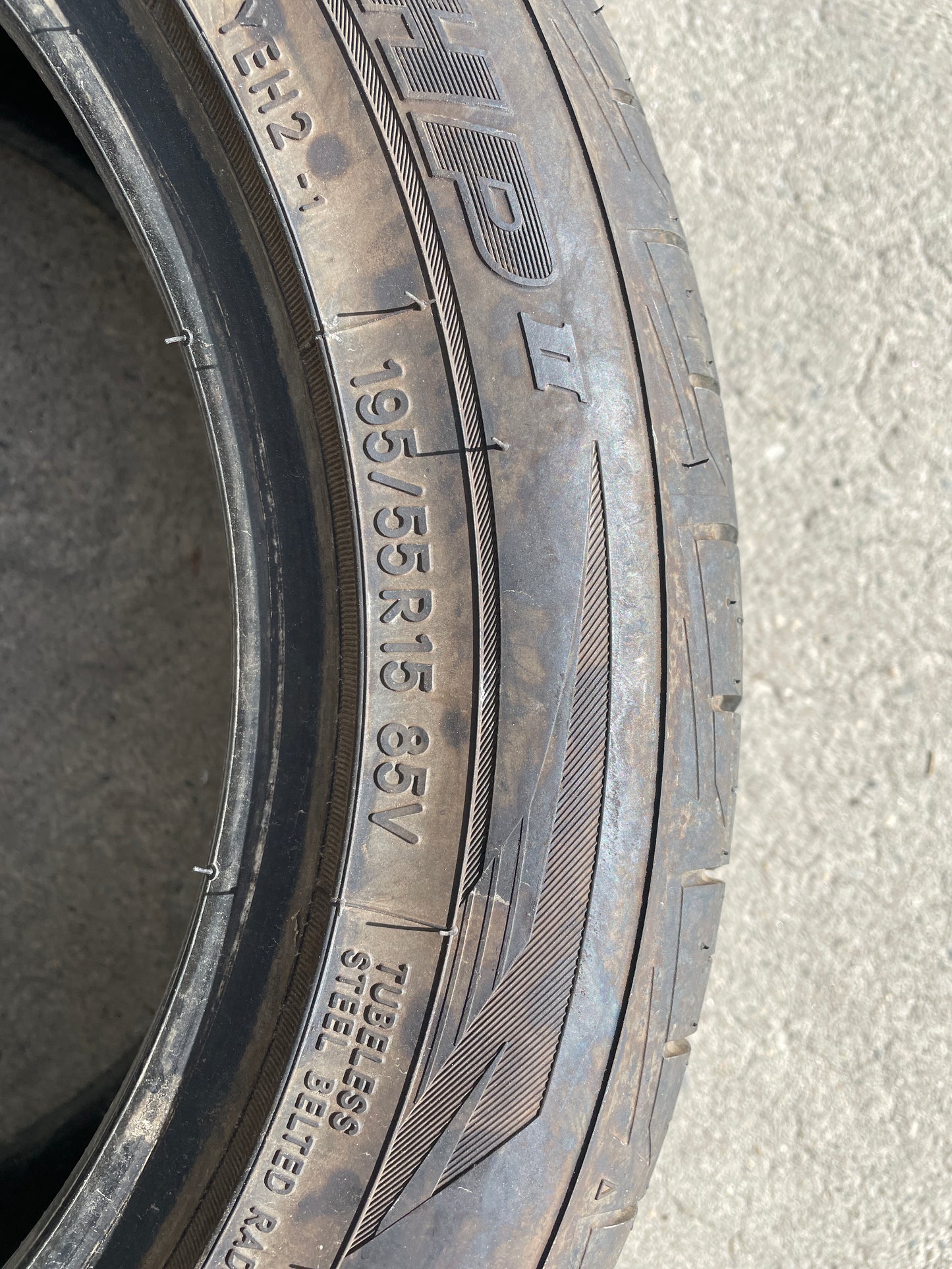 Toyo Extensa HP II Tires 195/55/R15 "USED"