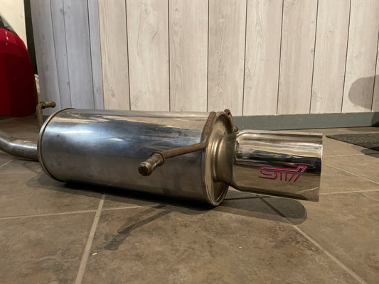 JDM STI Axle Back Exhaust Impreza WRX/STI GDA