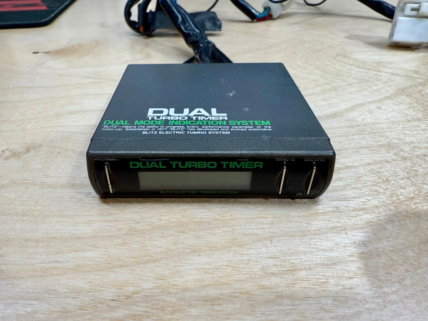 Blitz DTT Turbo Timer + Boost Gauge FD3S Harness (Used)