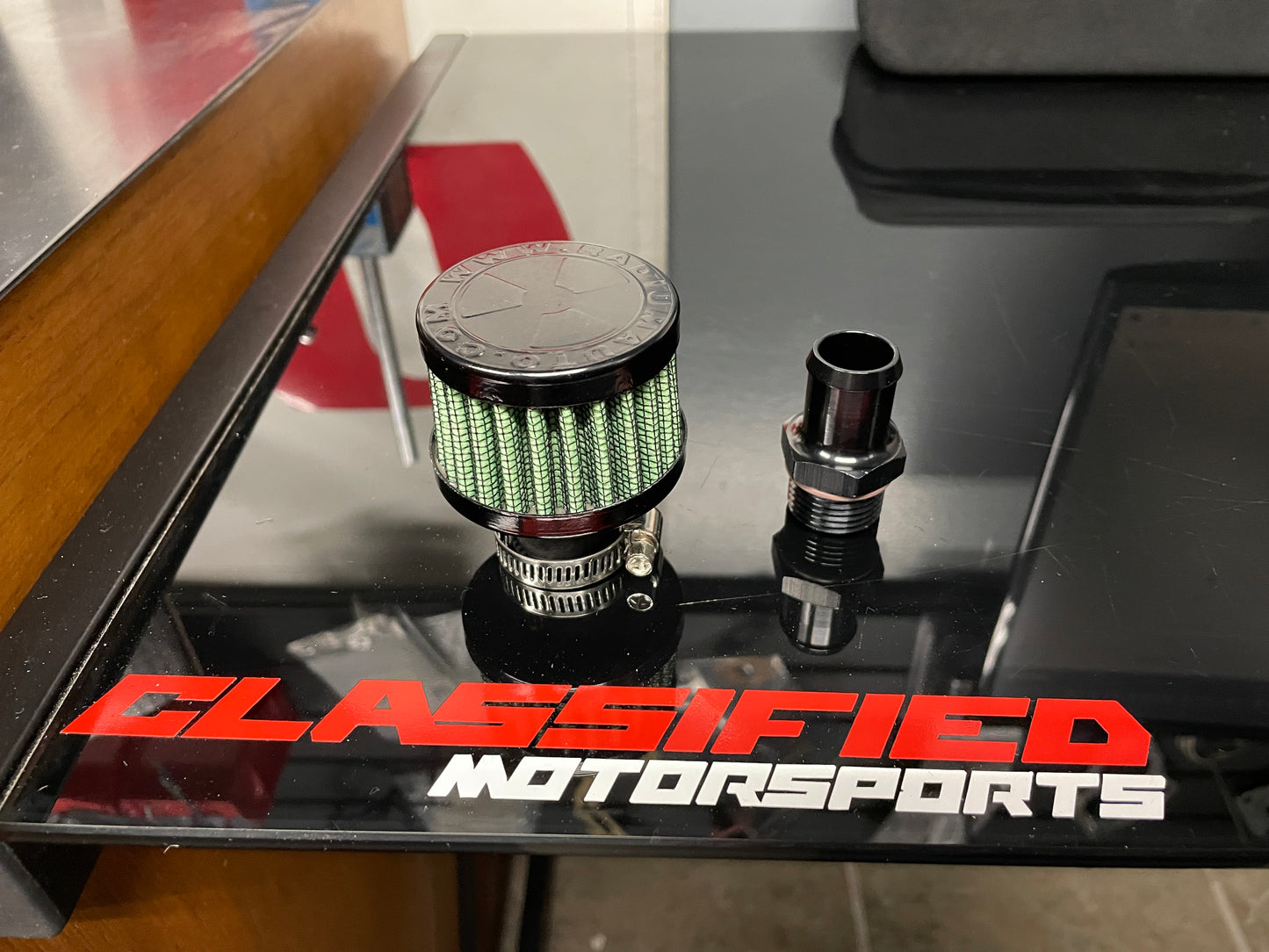 Radium Engineering 10An Orb Fitting To Air Filter Universal