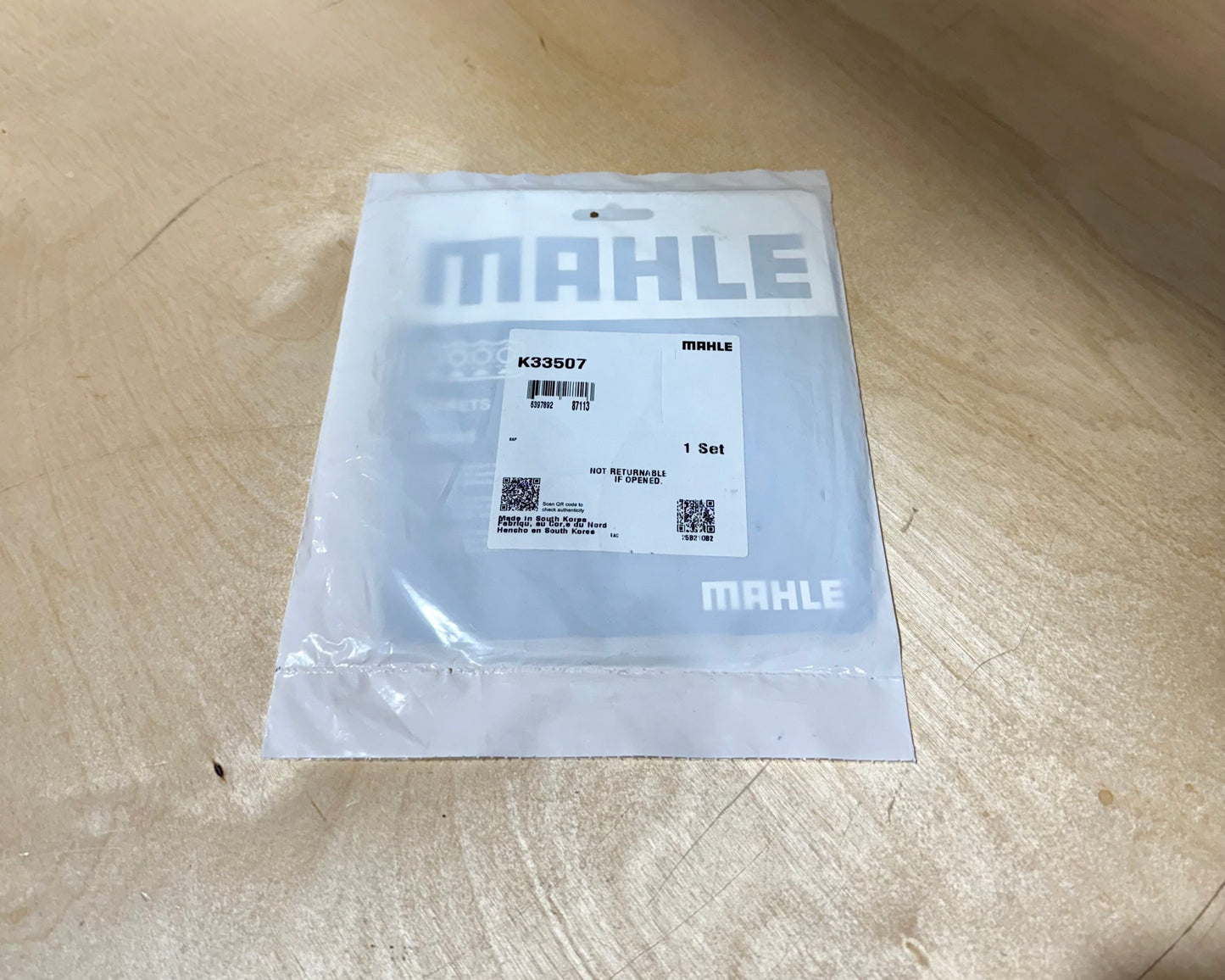 Mahle K33507 Water Pump Gasket 10-14 Hyundai Genesis Coupe