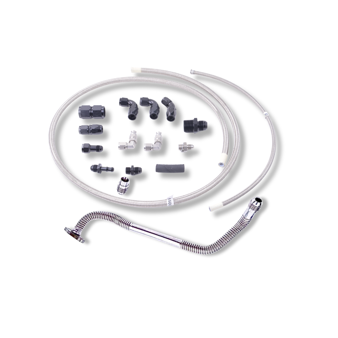 Nissan RB High Mount Turbo Oil & Water Line Kit